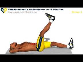 abdos 8 minutes niveau 2